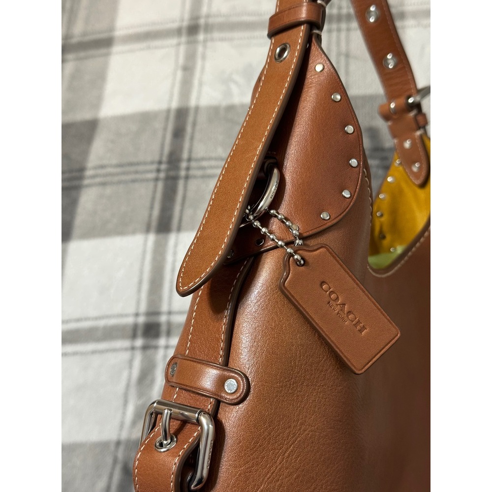 Coach Cargo Shoulder Bag in Burnished Amber - Picture 8 of 12